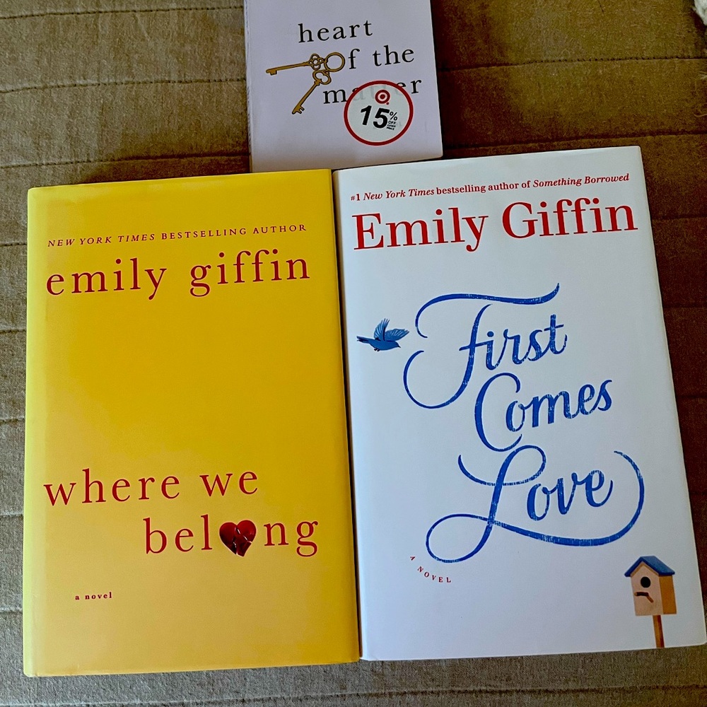 3 Emily Giffin Books